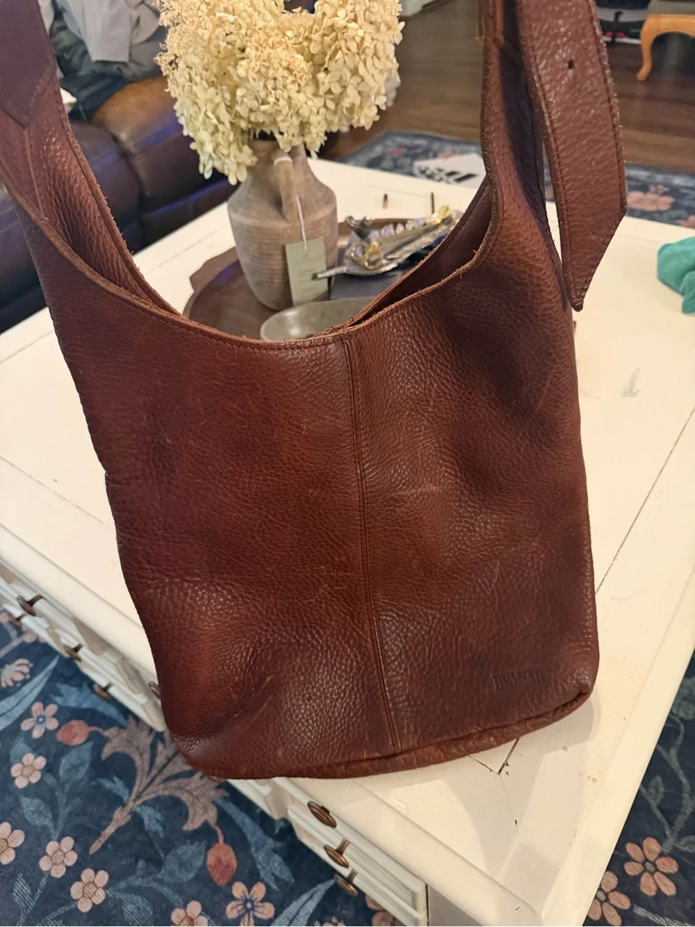 Duluth Trading Co. Women’s Lifetime Leather Crossbody Bag #48703 — discontinued